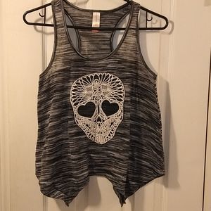 Skull tank-top